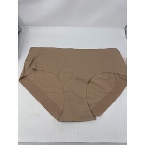 Brand New Ruby Ribbon Women's Size 2XL XXL Fawn Brown Second Skin Brief